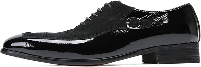 Mens Suede Wingtip Toe Dress Casual Two Tone Prom Wedding Oxfords