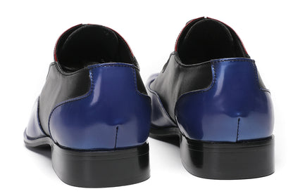 Mens Casual Dress Three Tone Ballroom Halloween Oxfords