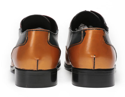 Mens Casual Dress Three Tone Ballroom Halloween Oxfords