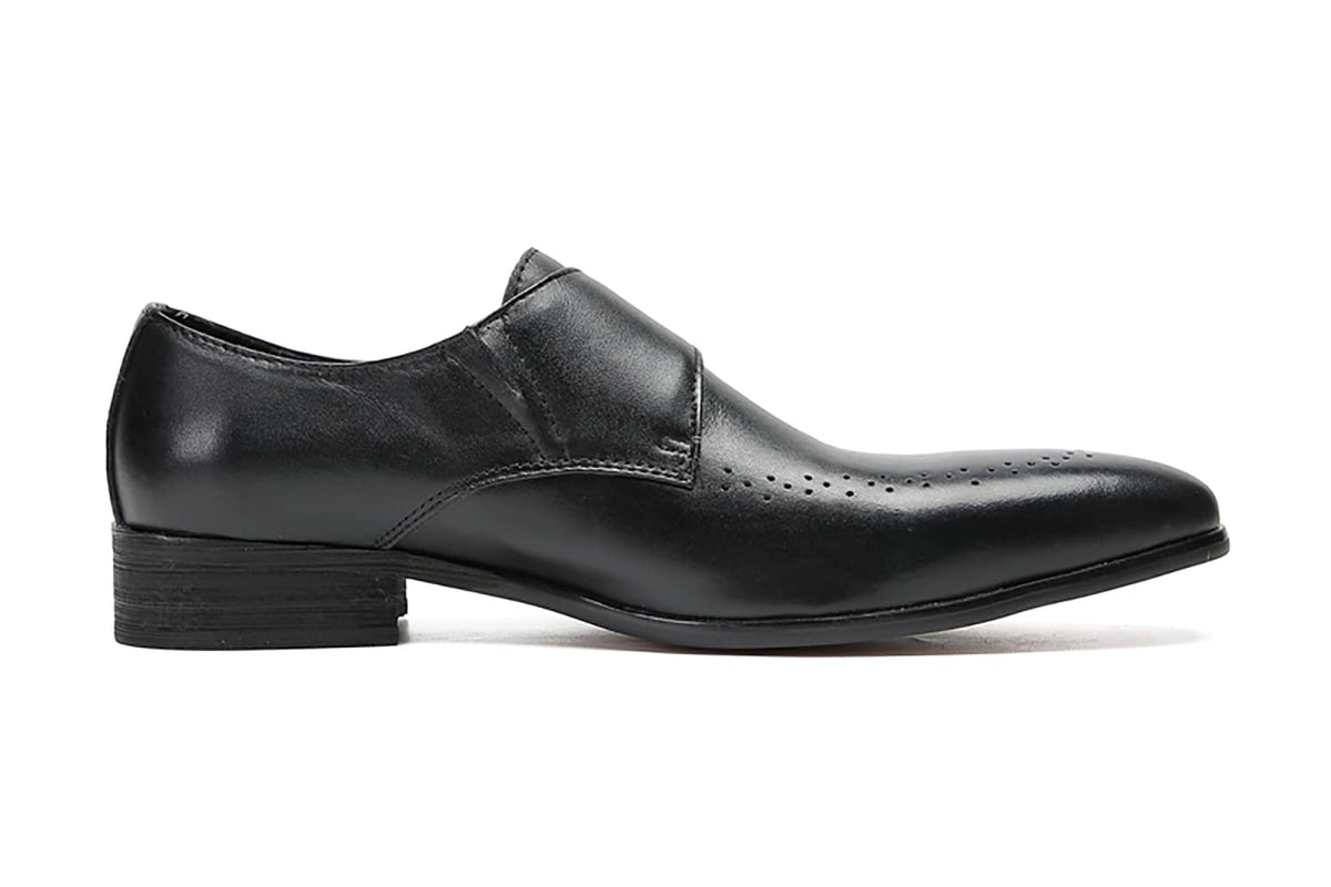 Mens Genunie Leather Formal Dress Prom Wedding Buckle Loafers
