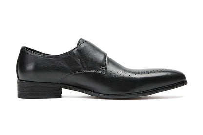 Mens Genunie Leather Formal Dress Prom Wedding Buckle Loafers