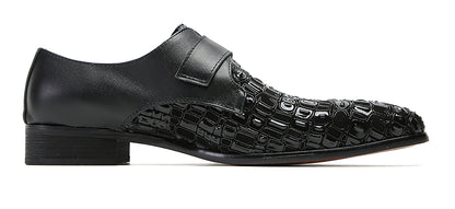 Mens Silp On Dress Formal Leather Casual Prom Buckle Loafers