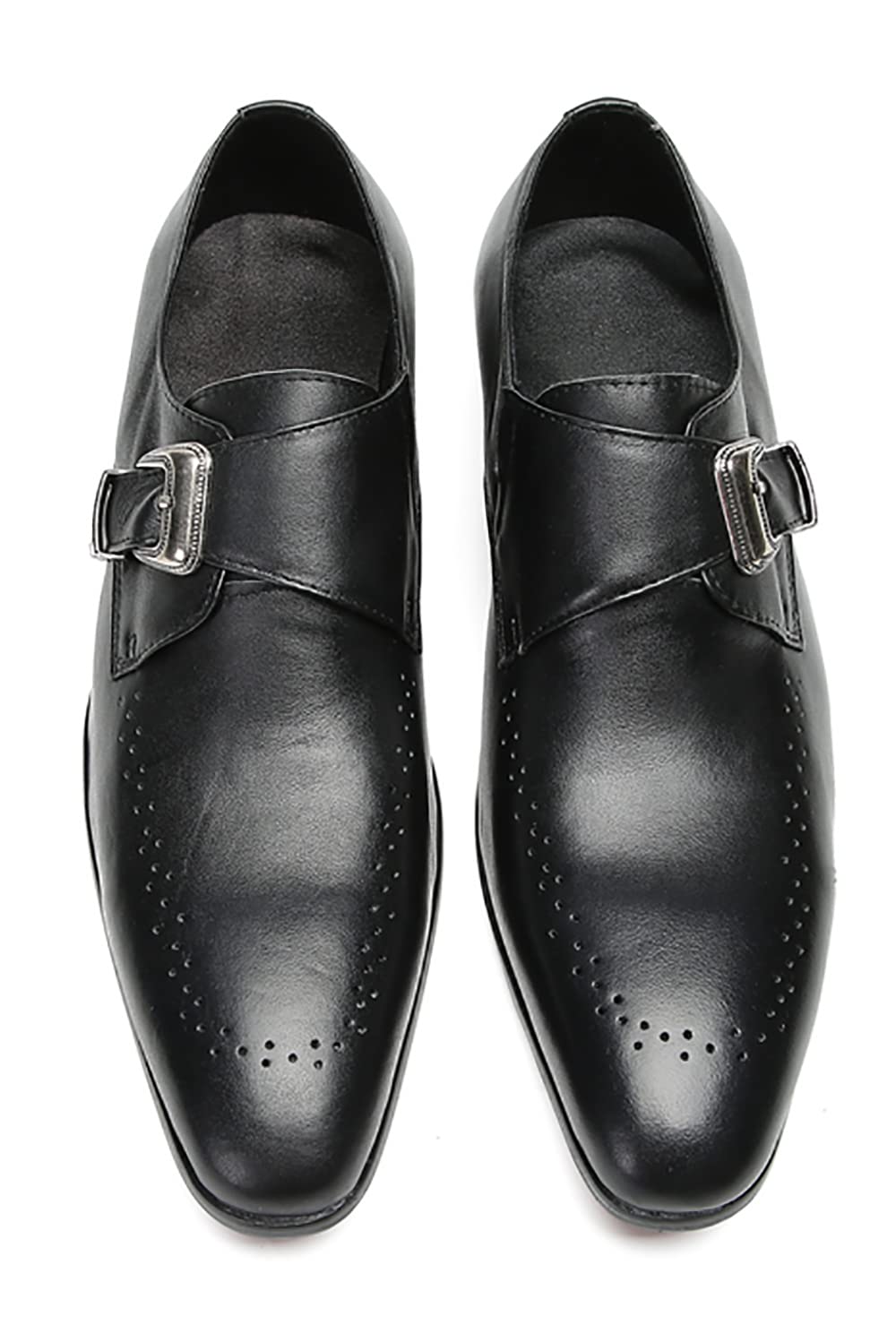 Mens Genunie Leather Formal Dress Prom Wedding Buckle Loafers