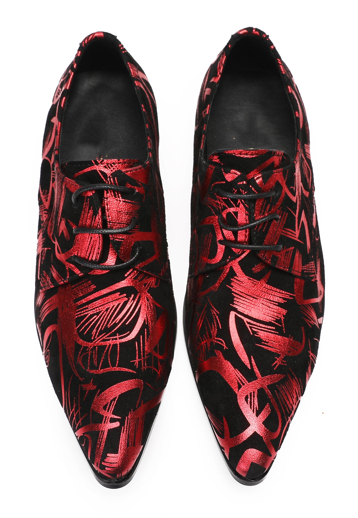 Mens Red Dress Casual Prom Wedding Party Ballroom Oxfords