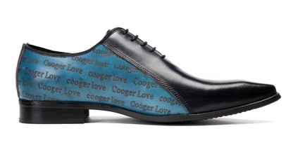 Mens Two-Tone Formal Tuxedo Prom Wingtip Oxfords
