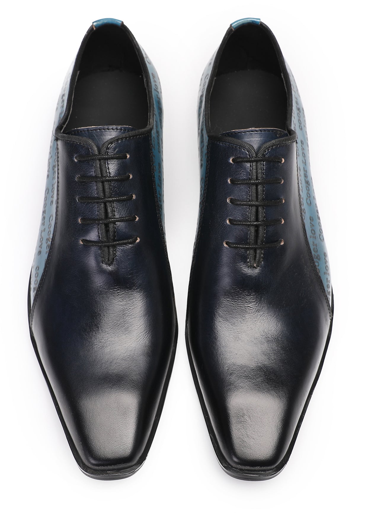 Mens Two-Tone Formal Tuxedo Prom Wingtip Oxfords
