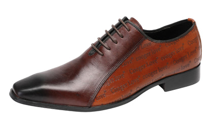 Mens Two-Tone Formal Tuxedo Prom Wingtip Oxfords
