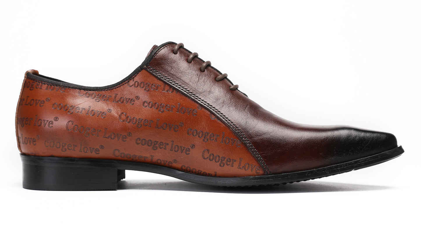 Mens Two-Tone Formal Tuxedo Prom Wingtip Oxfords