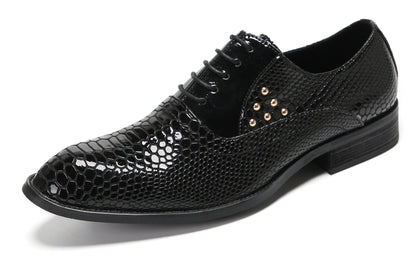 Mens Dress Casual Prom Wingtip Oxfords