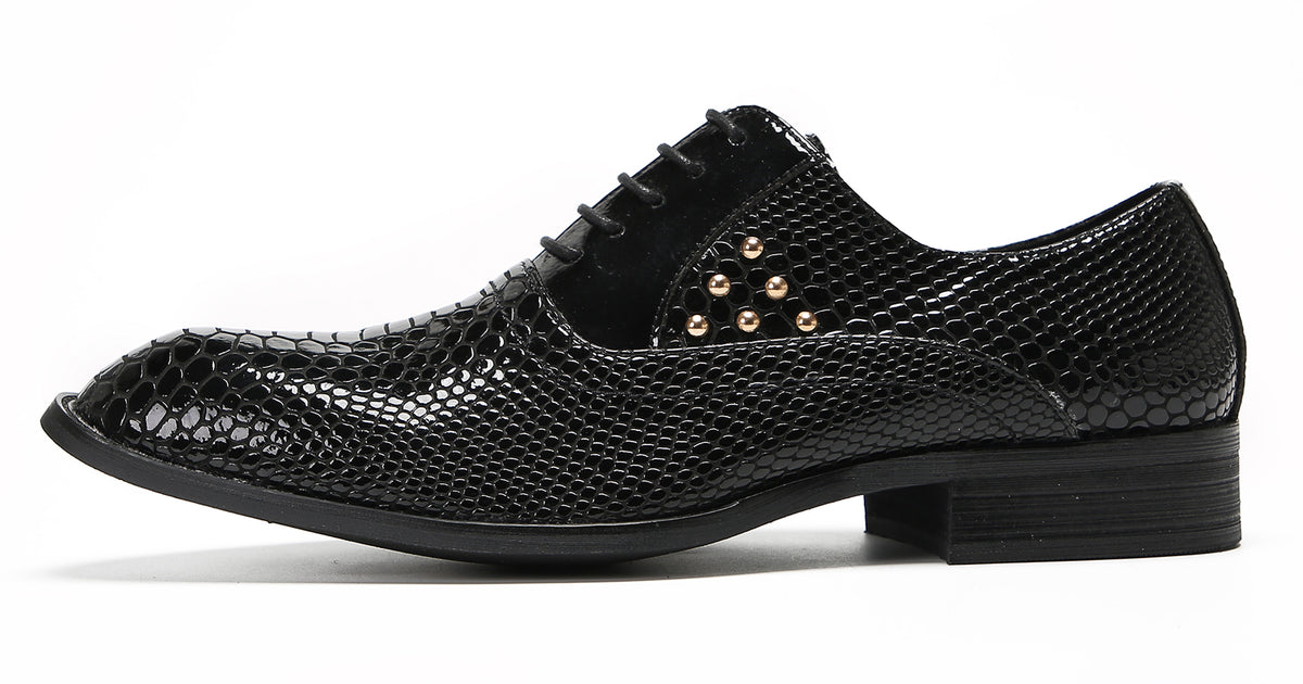 Mens Dress Casual Prom Wingtip Oxfords