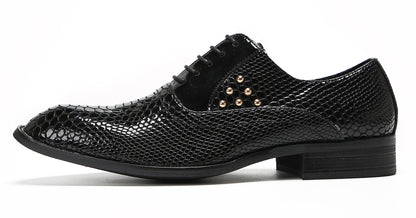 Mens Dress Casual Prom Wingtip Oxfords