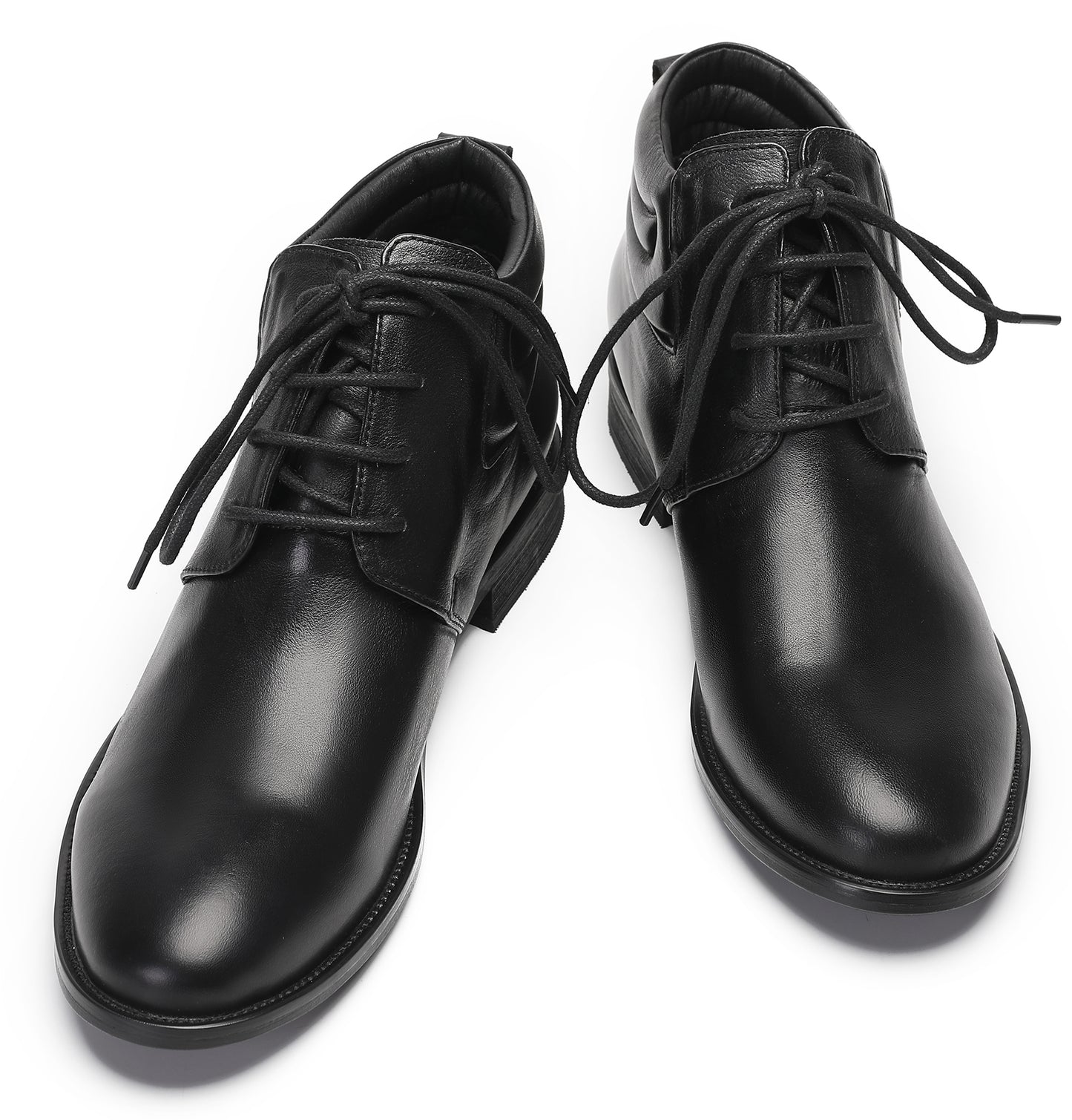 Mens Genuine Leather Dress Casual Ankle Oxfords Boots