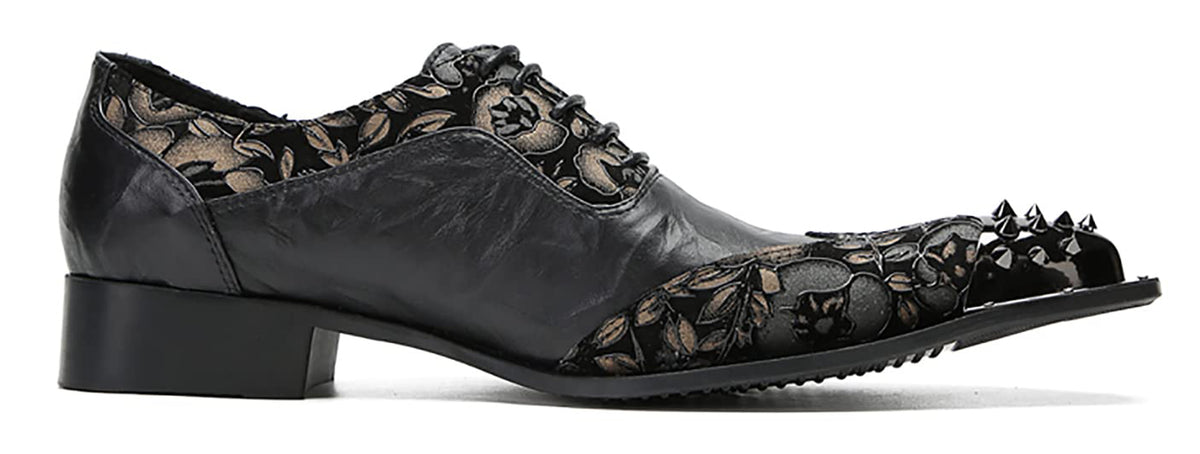 Mens Genunie Leathe Party Dress Casual Two Tone Metal Wingtip Toe Western Oxfords