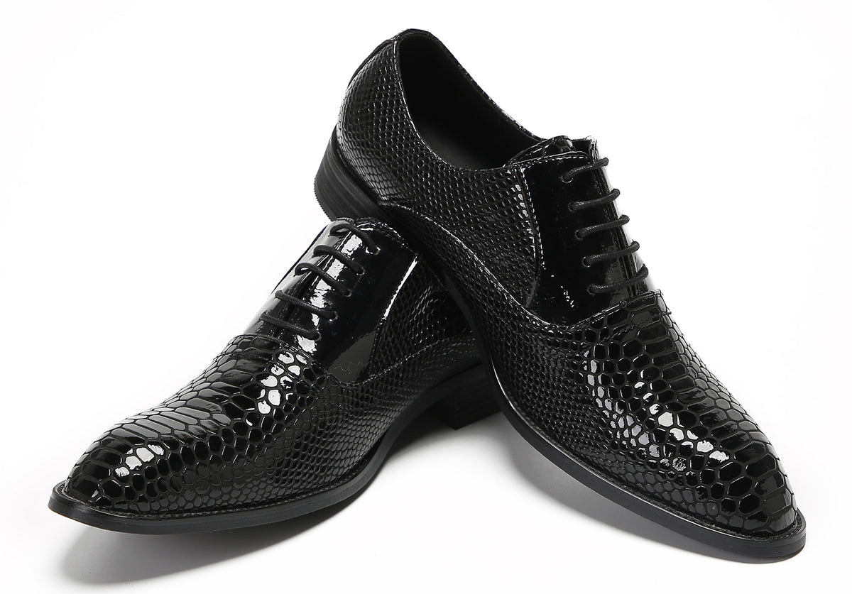 Mens Dress Casual Prom Wingtip Oxfords