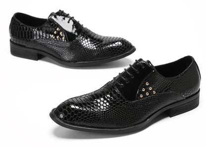 Mens Dress Casual Prom Wingtip Oxfords