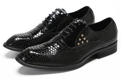 Mens Dress Casual Prom Wingtip Oxfords