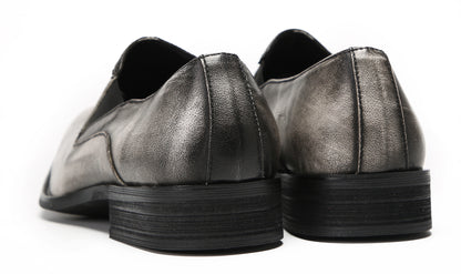 Mens Slip On Shoes Leather Casual Dress Loafers