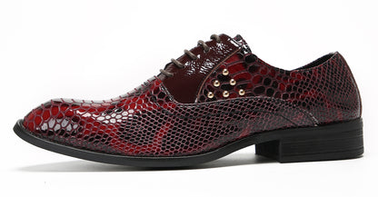 Mens Dress Casual Prom Wingtip Oxfords