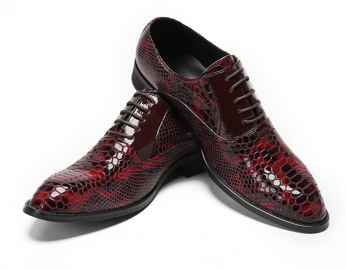Mens Dress Casual Prom Wingtip Oxfords