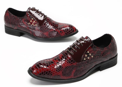 Mens Dress Casual Prom Wingtip Oxfords