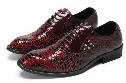 Mens Dress Casual Prom Wingtip Oxfords