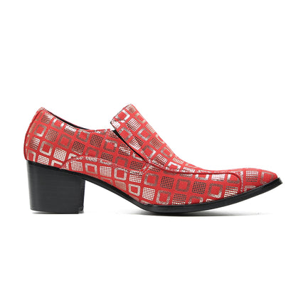 Mens Plain Toe Genuine Leather Horsebit Pump Loafers