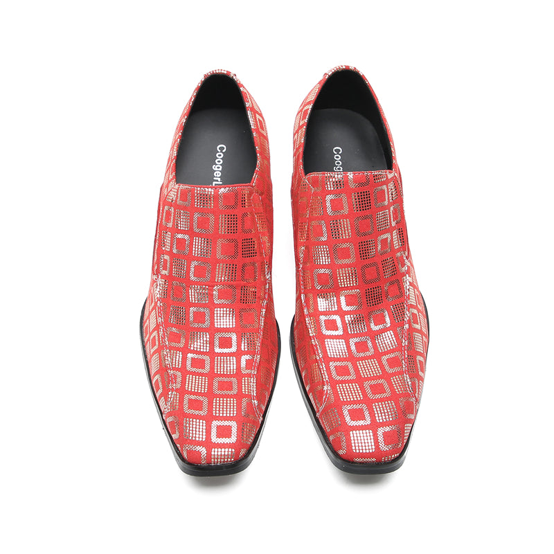 Mens Plain Toe Genuine Leather Horsebit Pump Loafers